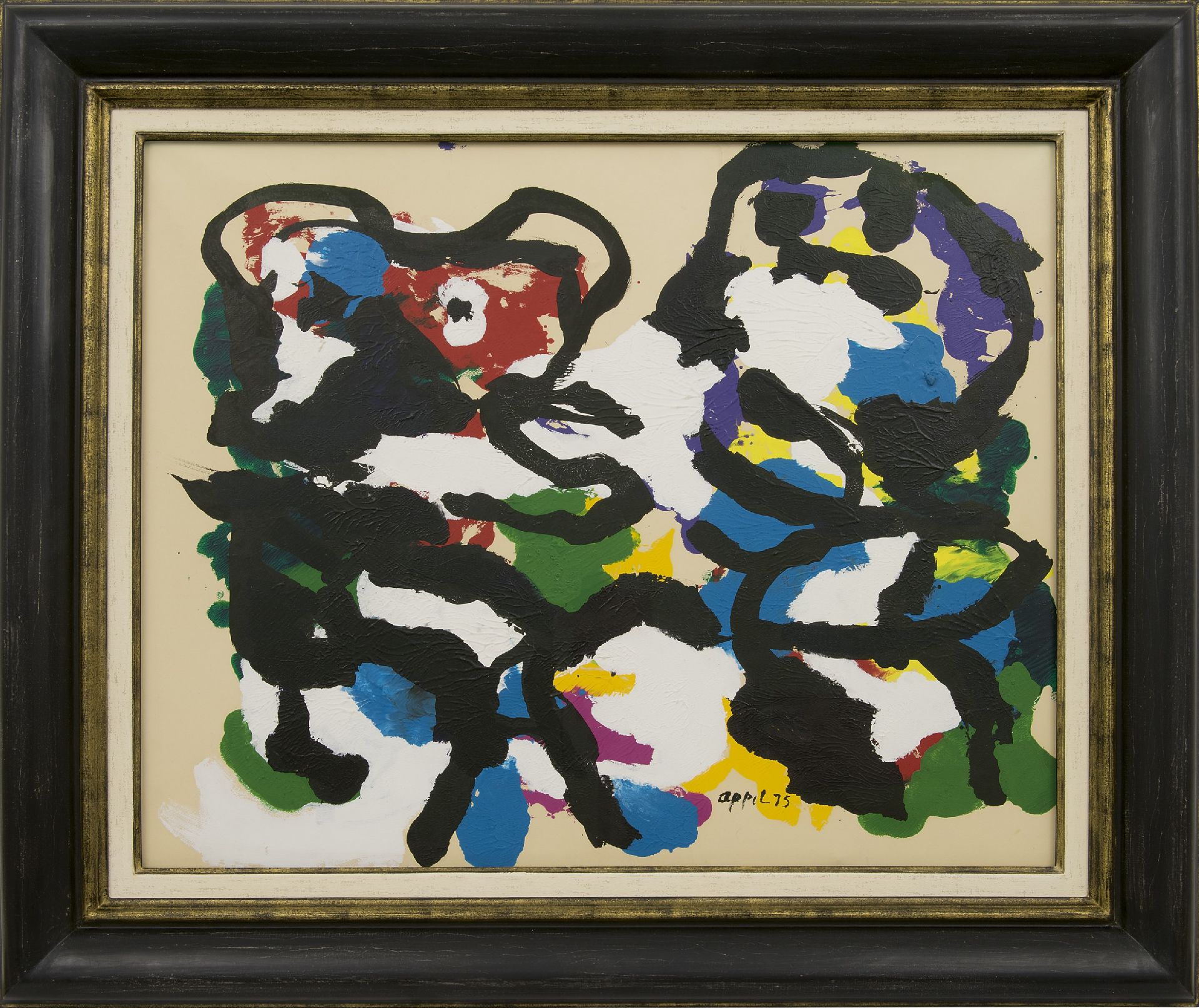 karel appel two figures