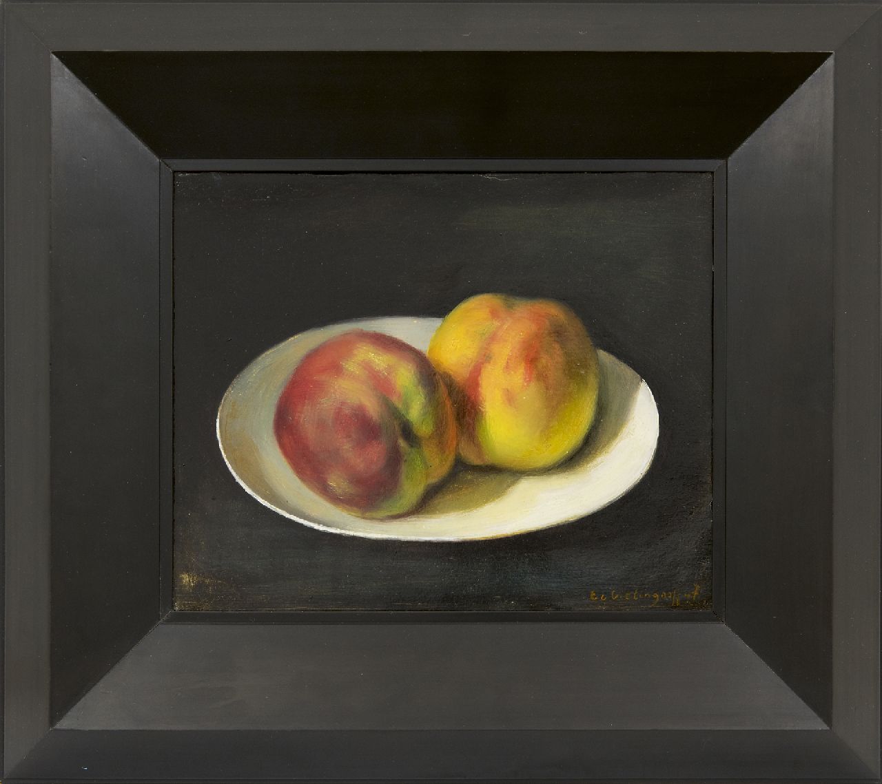 Vietinghoff E.A.A. von | Egon Arnold Alexis von Vietinghoff, Peaches, oil on canvas 22.1 x 27.1 cm, signed l.r. and painted '47