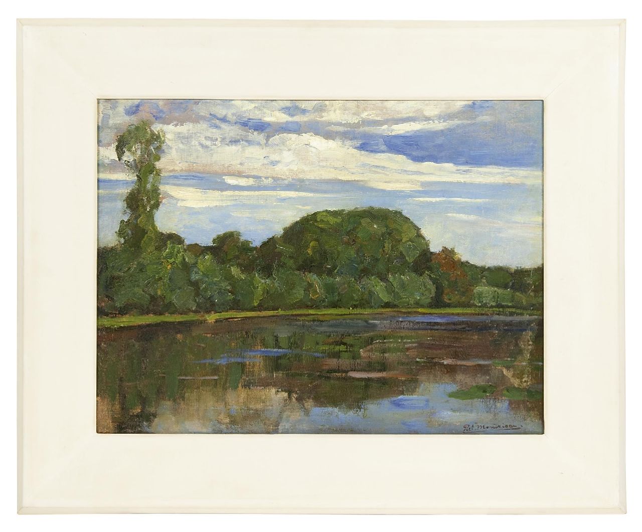 Mondriaan P.C.  | Pieter Cornelis 'Piet' Mondriaan | Paintings offered for sale | Geinrust farm with Isolated Tree at left, oil on canvas 47.7 x 63.8 cm, signed l.r. and painted ca. 1905-1906