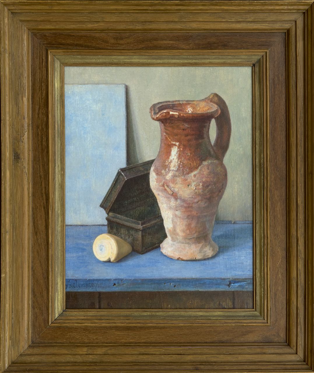 IJkelenstam H.  | Hendrikus IJkelenstam | Paintings offered for sale | Still life with a shell, oil on canvas 35.1 x 27.4 cm, signed l.l. and dated '32