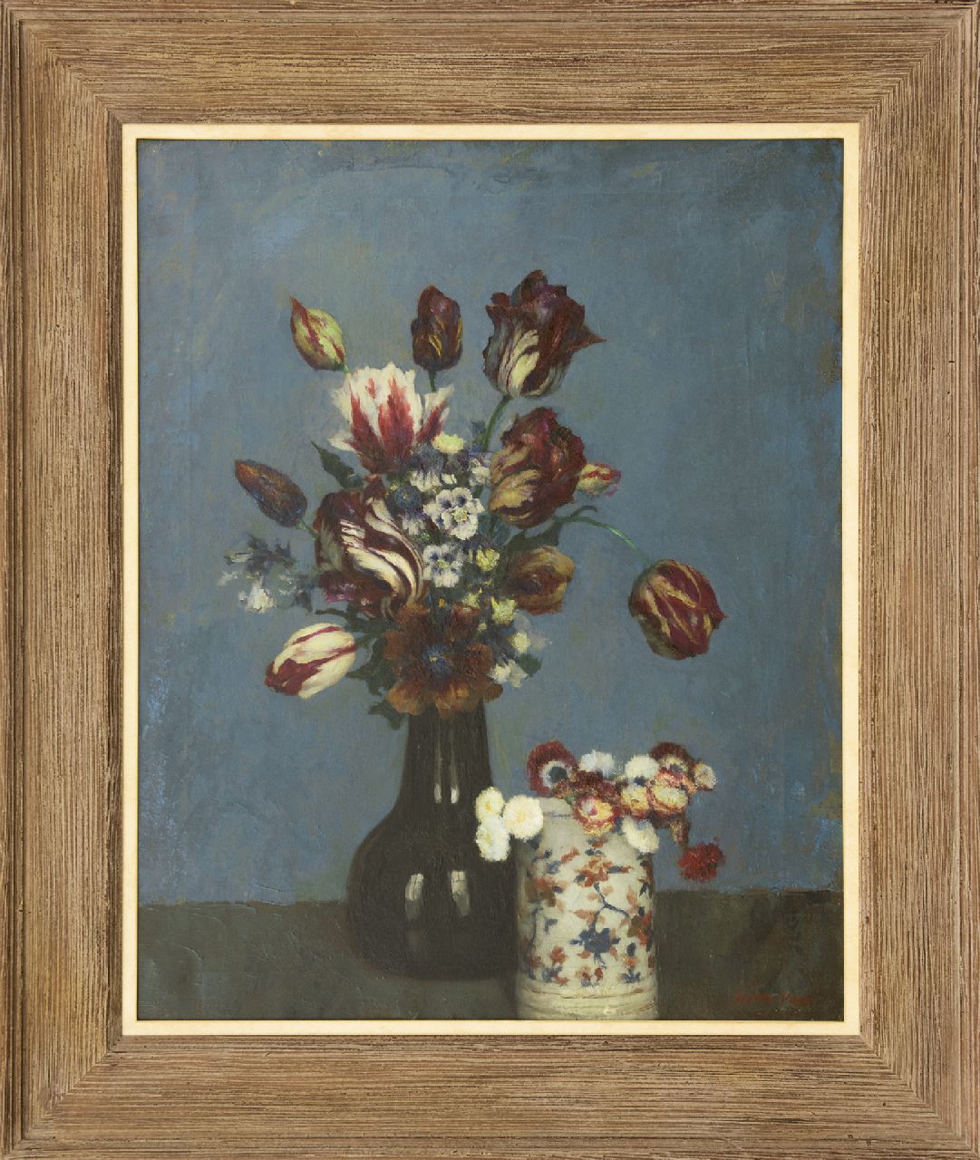 Vaes W.  | Walter Vaes | Paintings offered for sale | Still life with flowers, oil on canvas 67.9 x 54.5 cm, signed l.r.