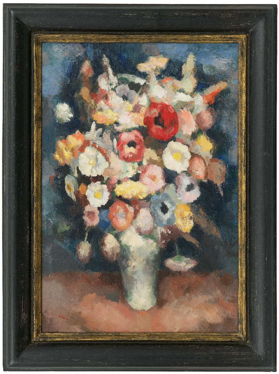 Kelder A.B.  | Antonius Bernardus 'Toon' Kelder | Paintings offered for sale | Flowers, oil on canvas 57.2 x 39.4 cm, signed l.l.