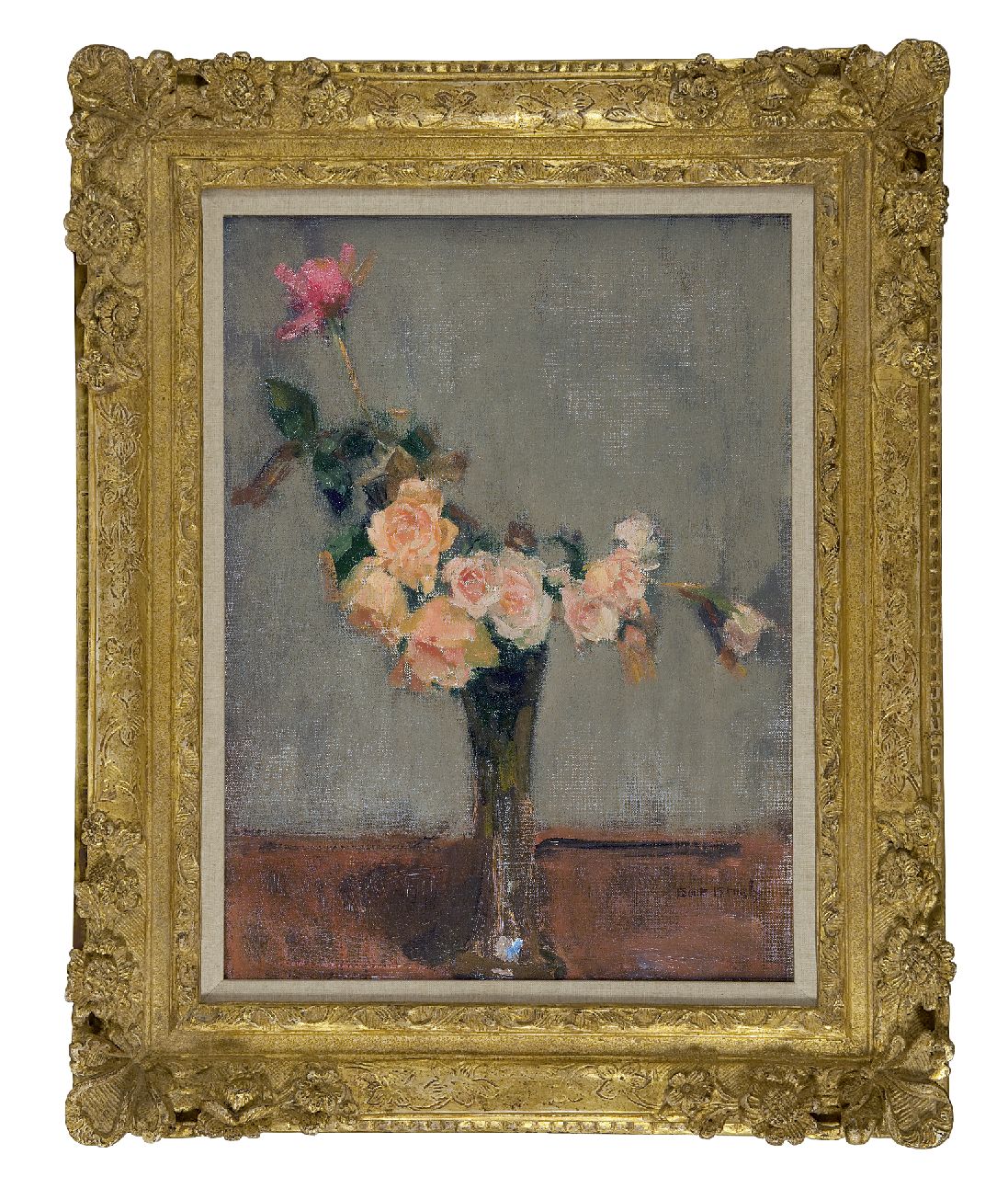 Israels I.L.  | 'Isaac' Lazarus Israels, Flower still life, oil on canvas 40.3 x 30.4 cm, signed l.r.