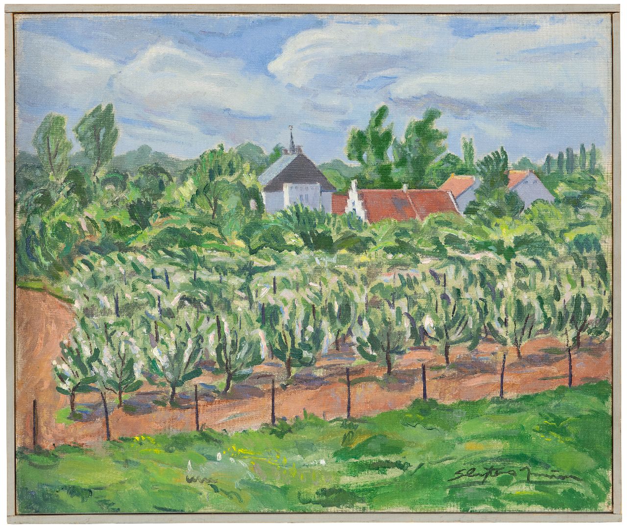 Sluijters jr. J.  | Jan Sluijters jr. | Paintings offered for sale | Orchard, oil on canvas 50.0 x 60.2 cm, signed l.r.