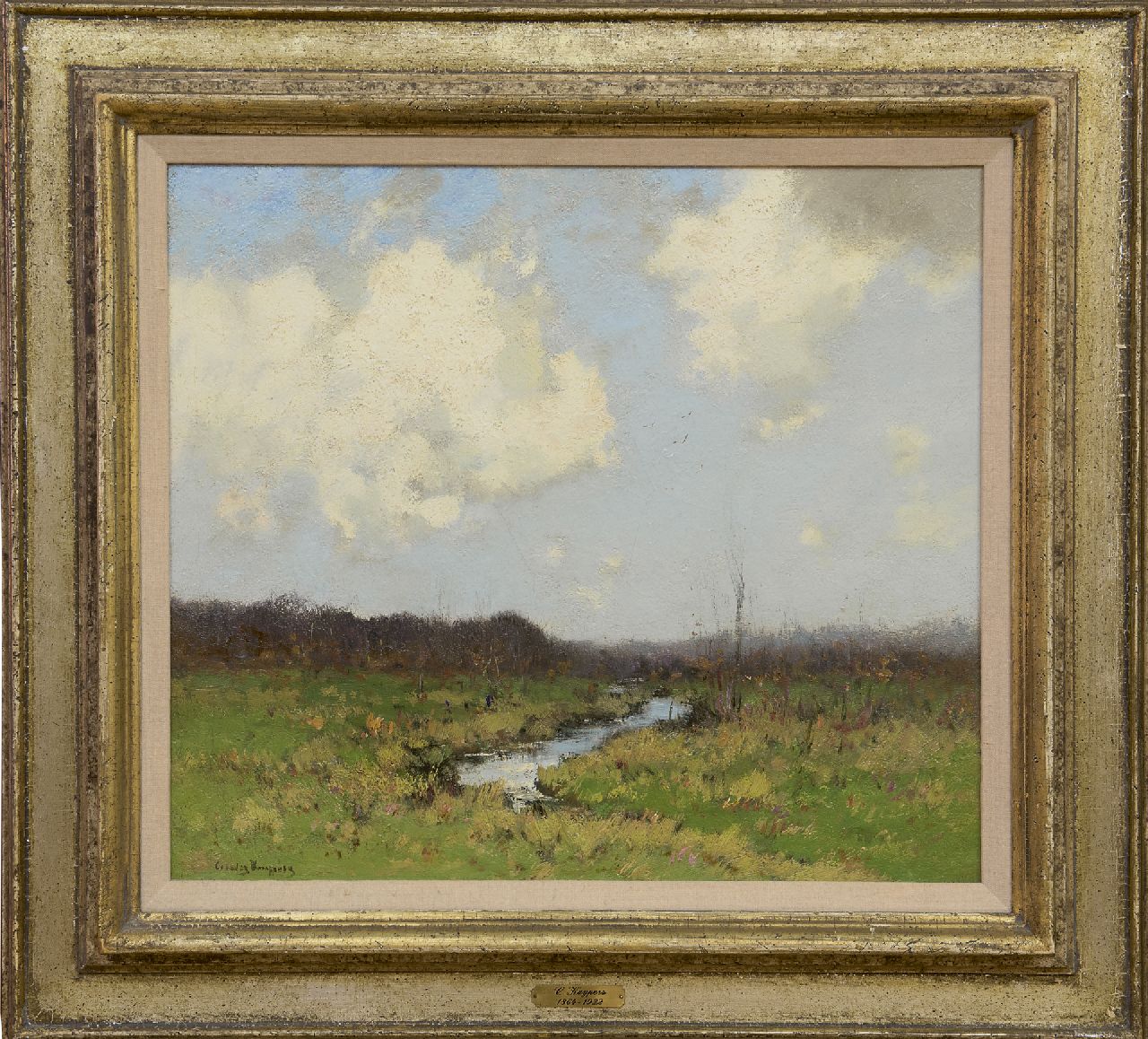 Kuijpers C.  | Cornelis Kuijpers | Paintings offered for sale | A pasture in summer, oil on canvas 40.0 x 44.8 cm, signed l.l.