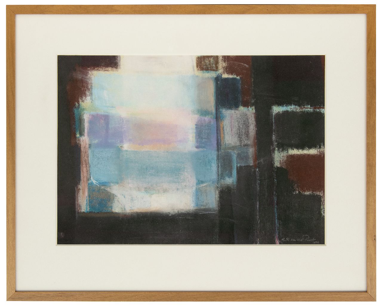 Pant T.R. van der | 'Théresia' Reiniera van der Pant | Watercolours and drawings offered for sale | View, pastel on paper 35.9 x 51.0 cm, signed l.r. and dated 1986