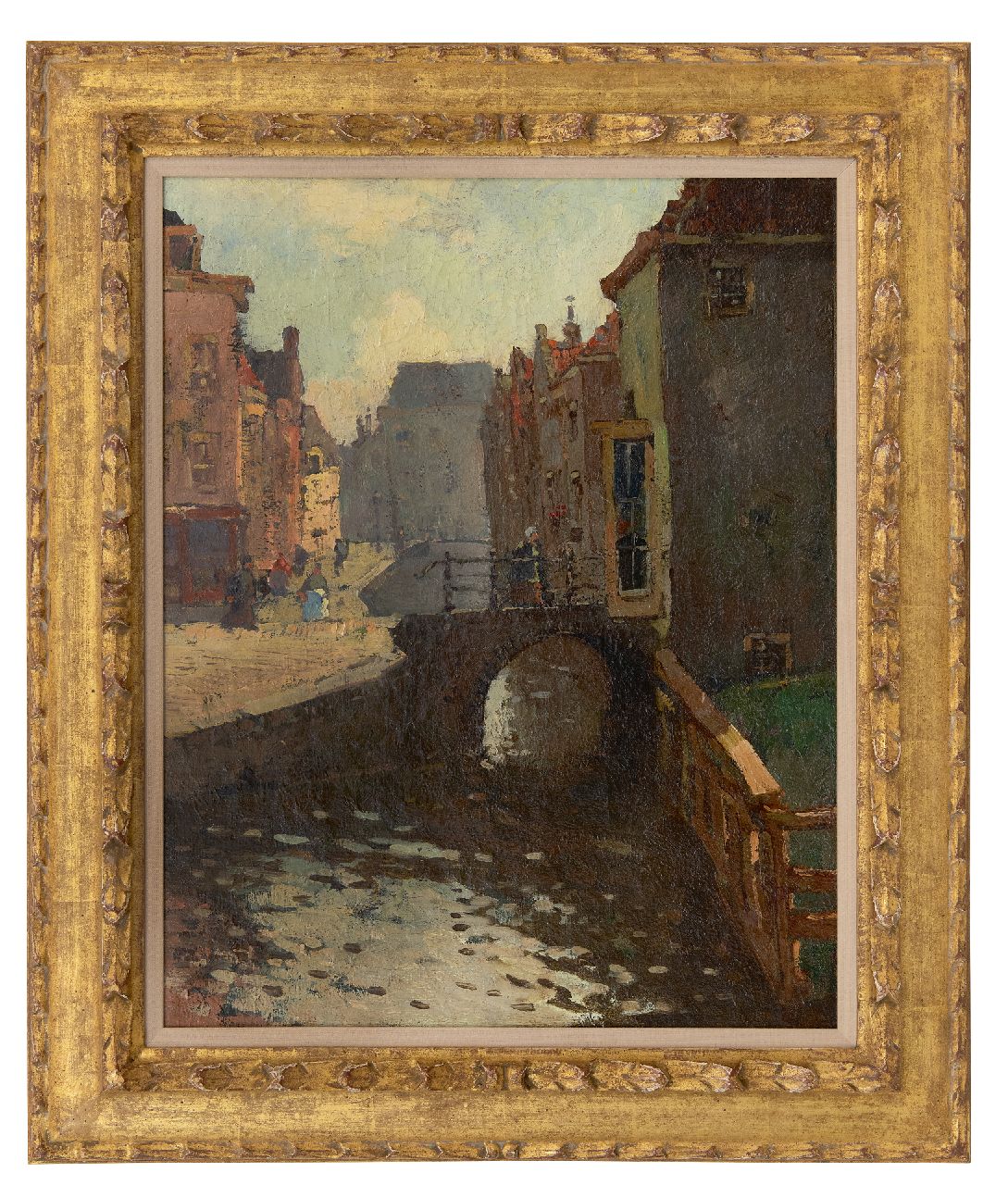 Bogman jr. H.A.C.  | Hermanus Adrianus Charles 'Herman' Bogman jr. | Paintings offered for sale | A canal in summer, oil on canvas 50.7 x 40.7 cm, gesigneerd linksonder