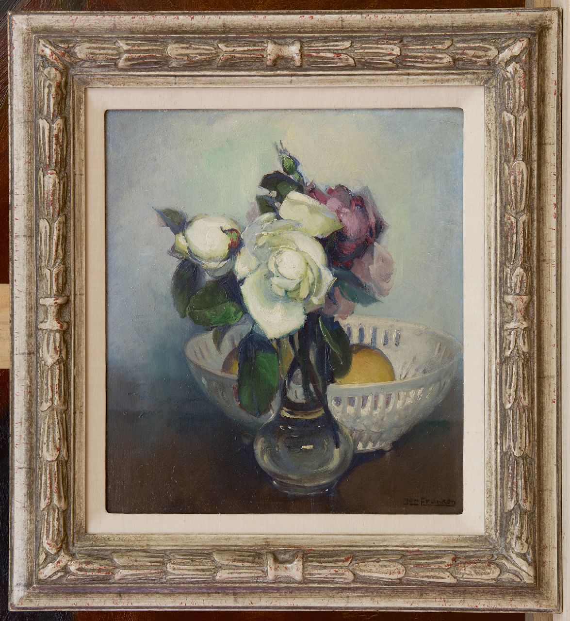 Franken J.H.  | Joannes Henricus 'Jan' Franken | Paintings offered for sale | A flower still life, oil on panel 29.0 x 25.5 cm, signed l.r.