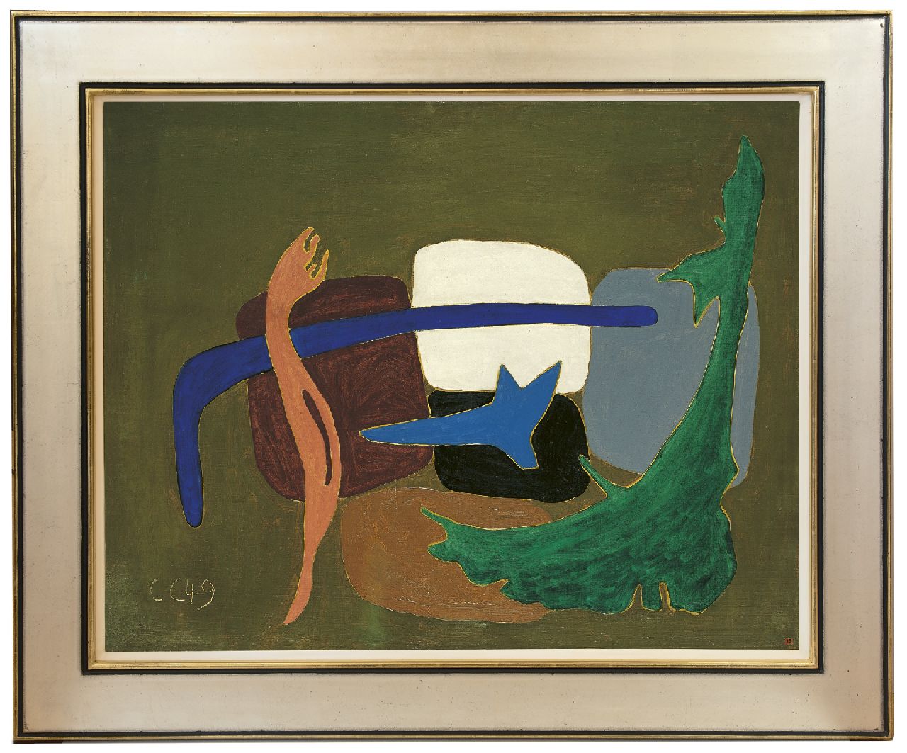 Claus C.  | Camille Claus | Paintings offered for sale | Composition, oil on canvas 73.0 x 91.7 cm, signed l.l. with initials and dated '49