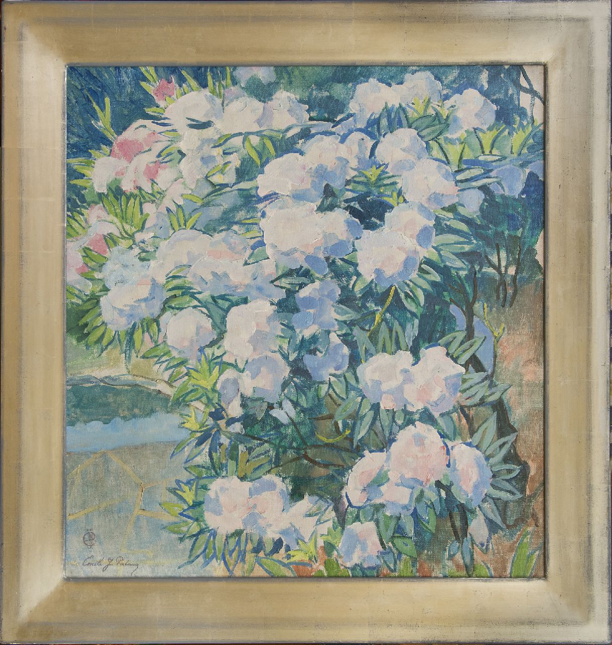 Patoux E.J.  | Emile Joseph Patoux | Paintings offered for sale | White Azalea japonica, oil on canvas 75.8 x 70.5 cm, signed l.l. with monogram and in full
