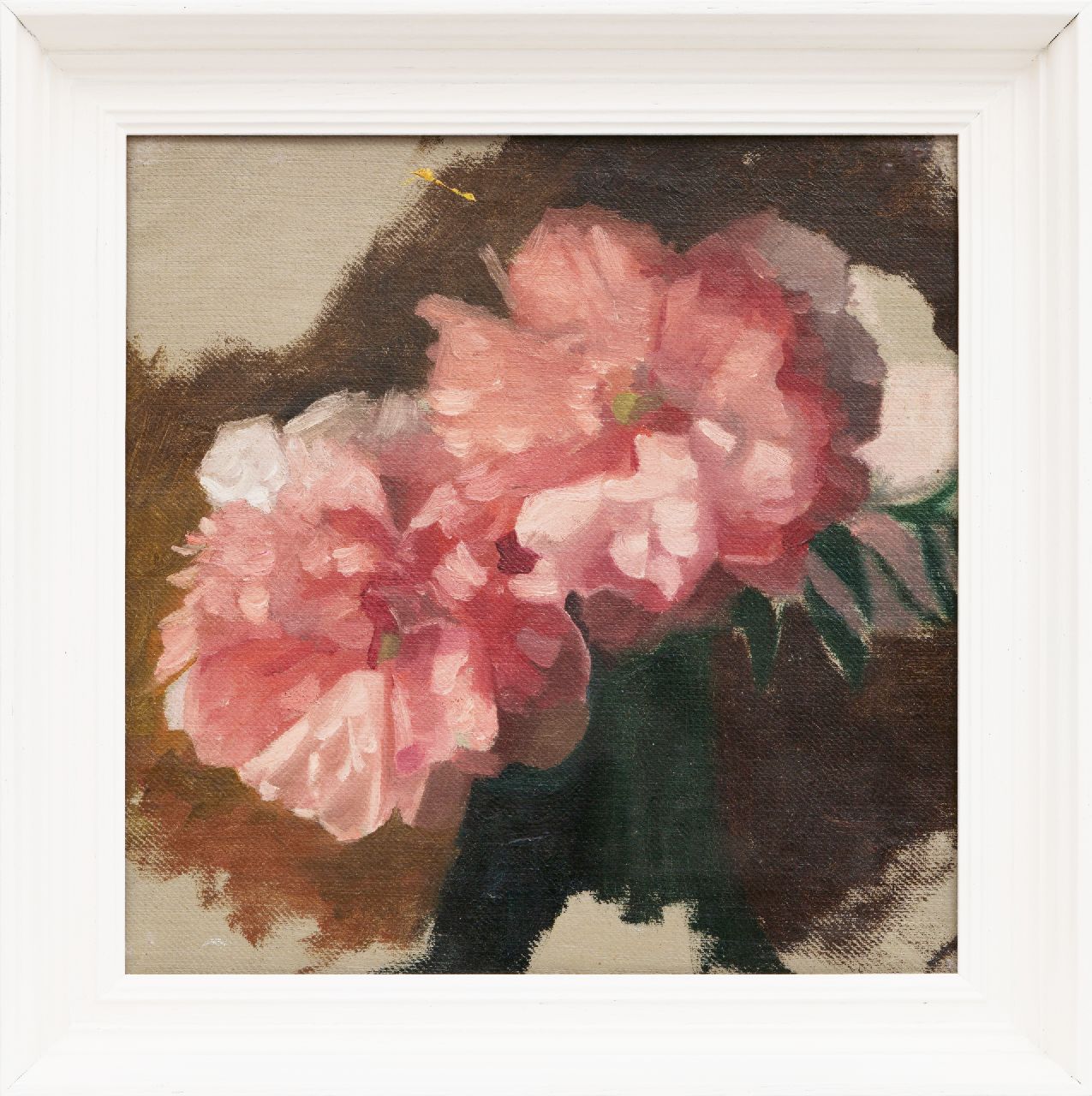 Heineken M.  | Marie Heineken, Peonies, oil on canvas 28.3 x 29.5 cm