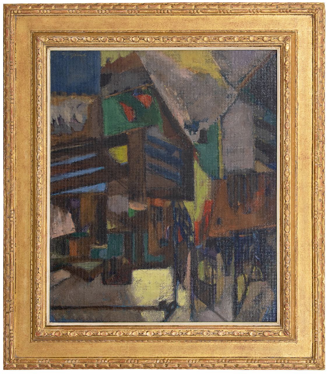 Koelen G.H.  | Gerhardus Hendrikus 'Gerard' Koelen | Paintings offered for sale | Rooftop view, oil on board 70.3 x 59.2 cm, signed l.r.
