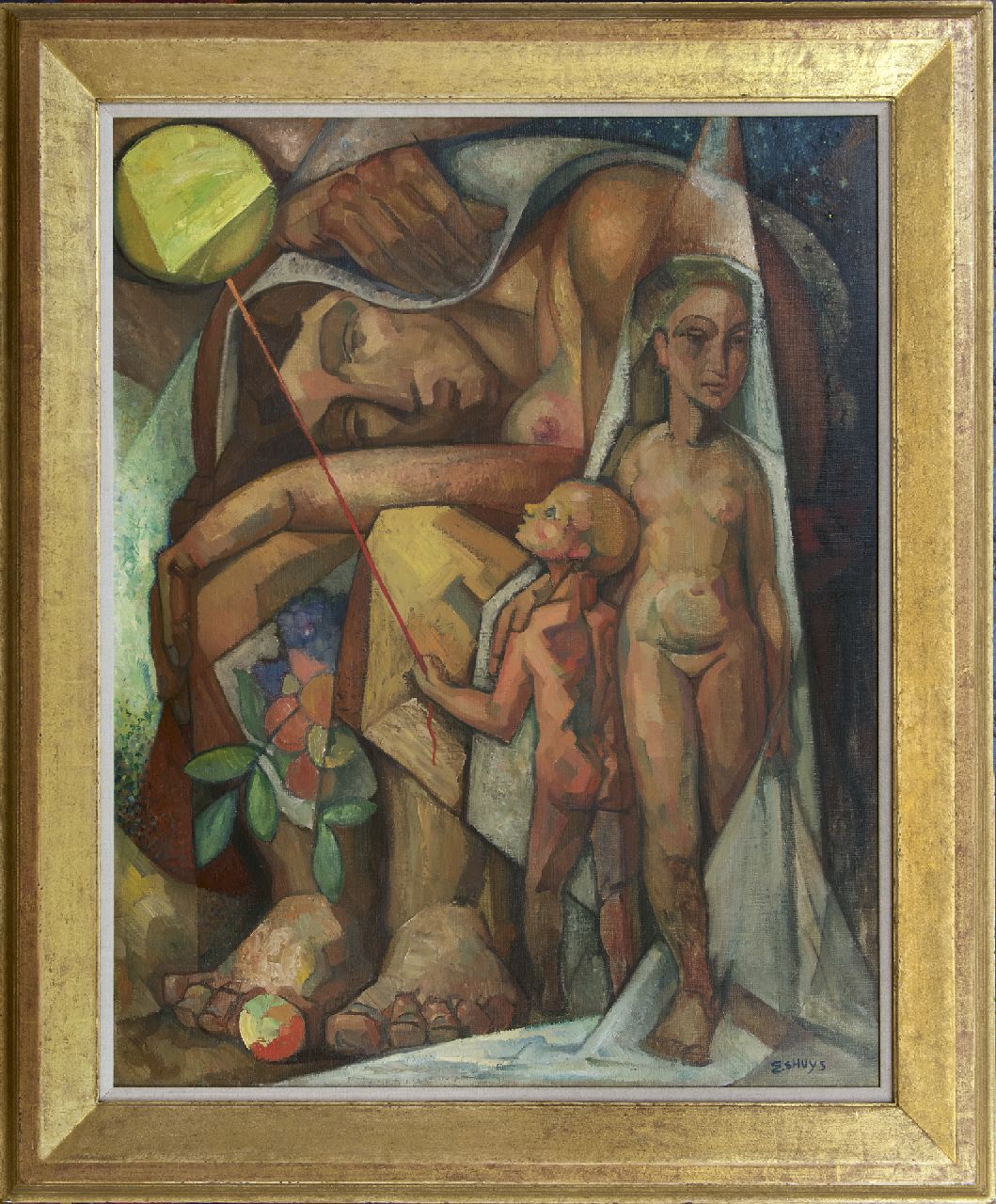 Eshuijs H.J.  | Hendrikus Jacobus Eshuijs, Fertility, oil on canvas 92.0 x 72.0 cm, signed l.r. and painted ca. 1950-'60