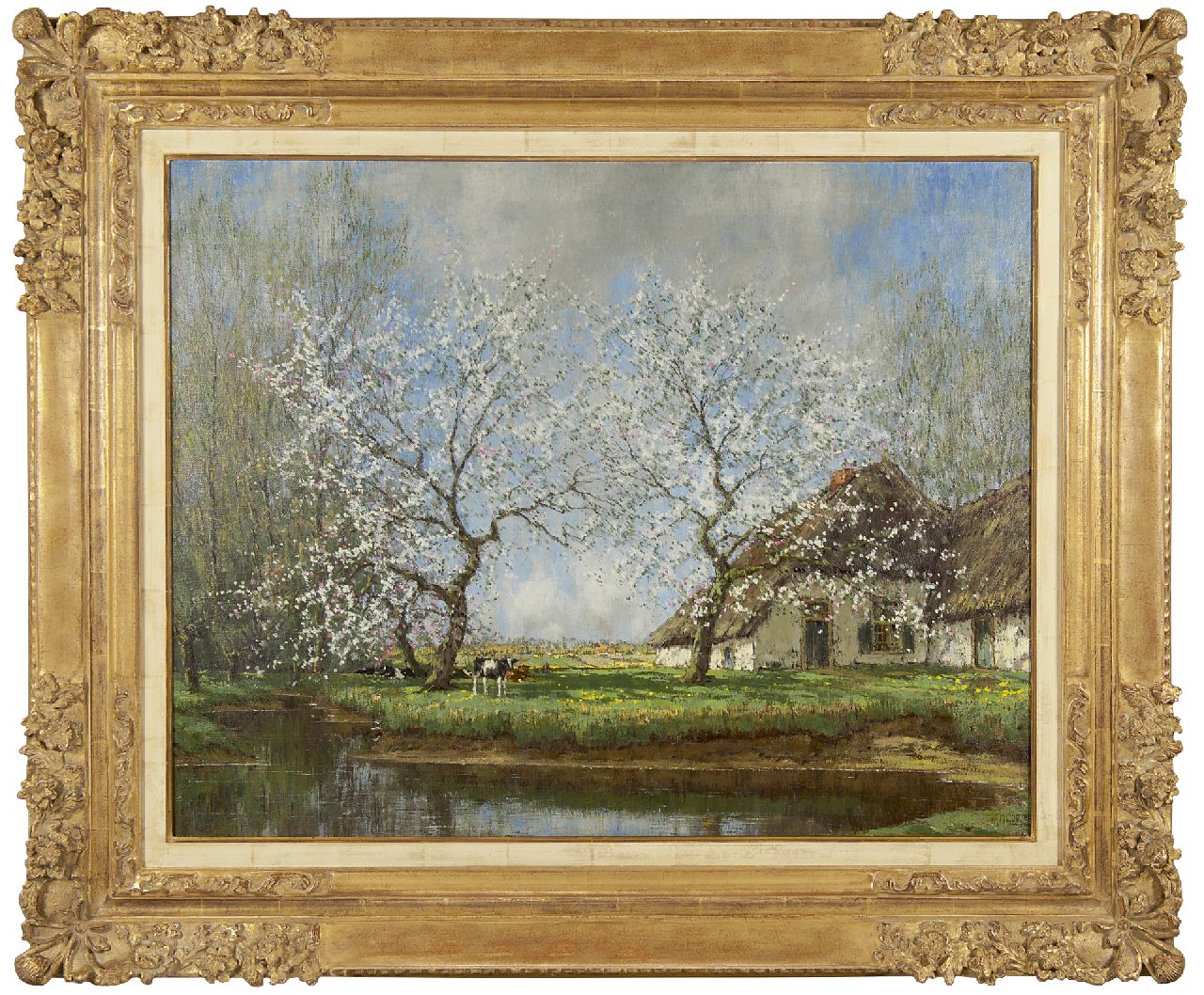 Gorter A.M.  | 'Arnold' Marc Gorter, Spring morning, oil on canvas 62.2 x 79.3 cm, signed l.r.