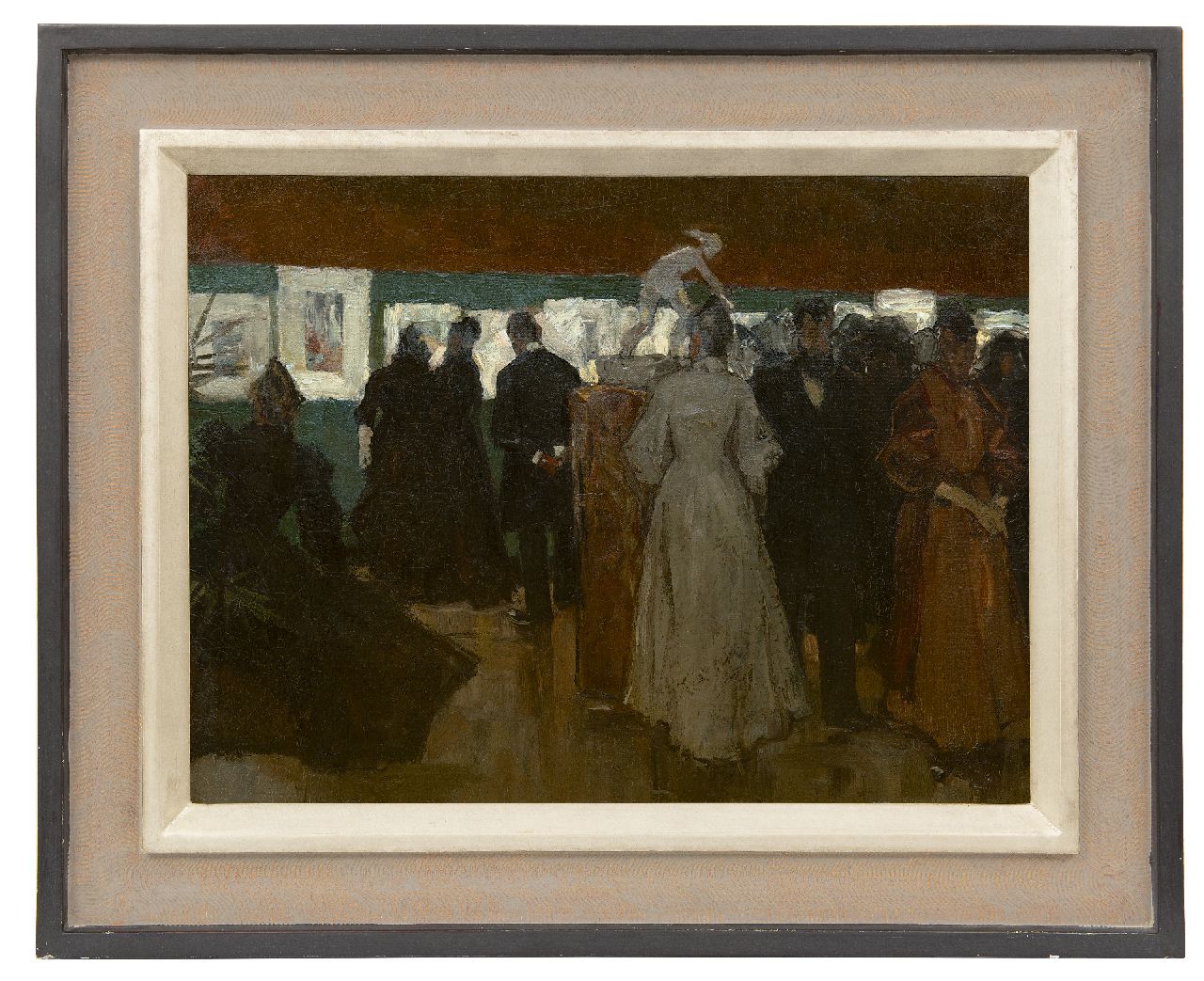 Arntzenius P.F.N.J.  | Pieter Florentius Nicolaas Jacobus 'Floris' Arntzenius | Paintings offered for sale | Exhibition in Pulchri Studio, The Hague, oil on canvas laid down on board 45.2 x 59.8 cm, painted ca. 1895
