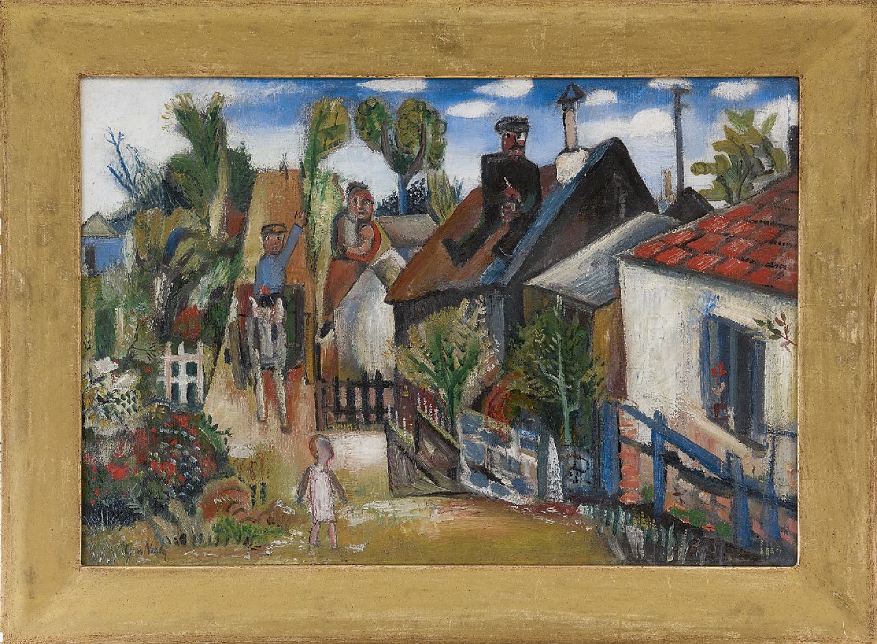 Velde G. van | Gerardus 'Geer' van Velde, Village view, oil on canvas 45.4 x 66.2 cm, signed l.l. and on the reverse and painted ca. 1925-1928