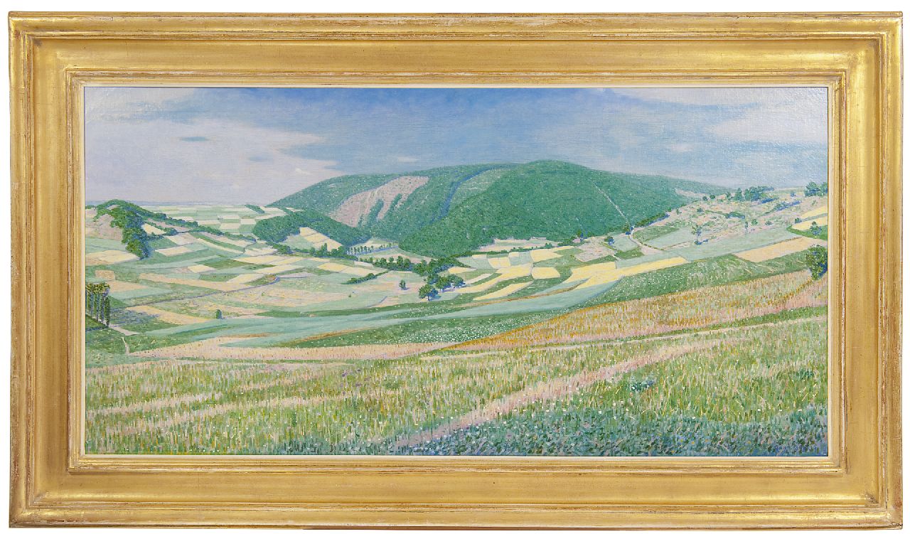 Hart Nibbrig F.  | Ferdinand Hart Nibbrig, Landscape in the Eifel, oil on canvas 60.4 x 120.5 cm, signed l.r. and painted ca. 1906-1909