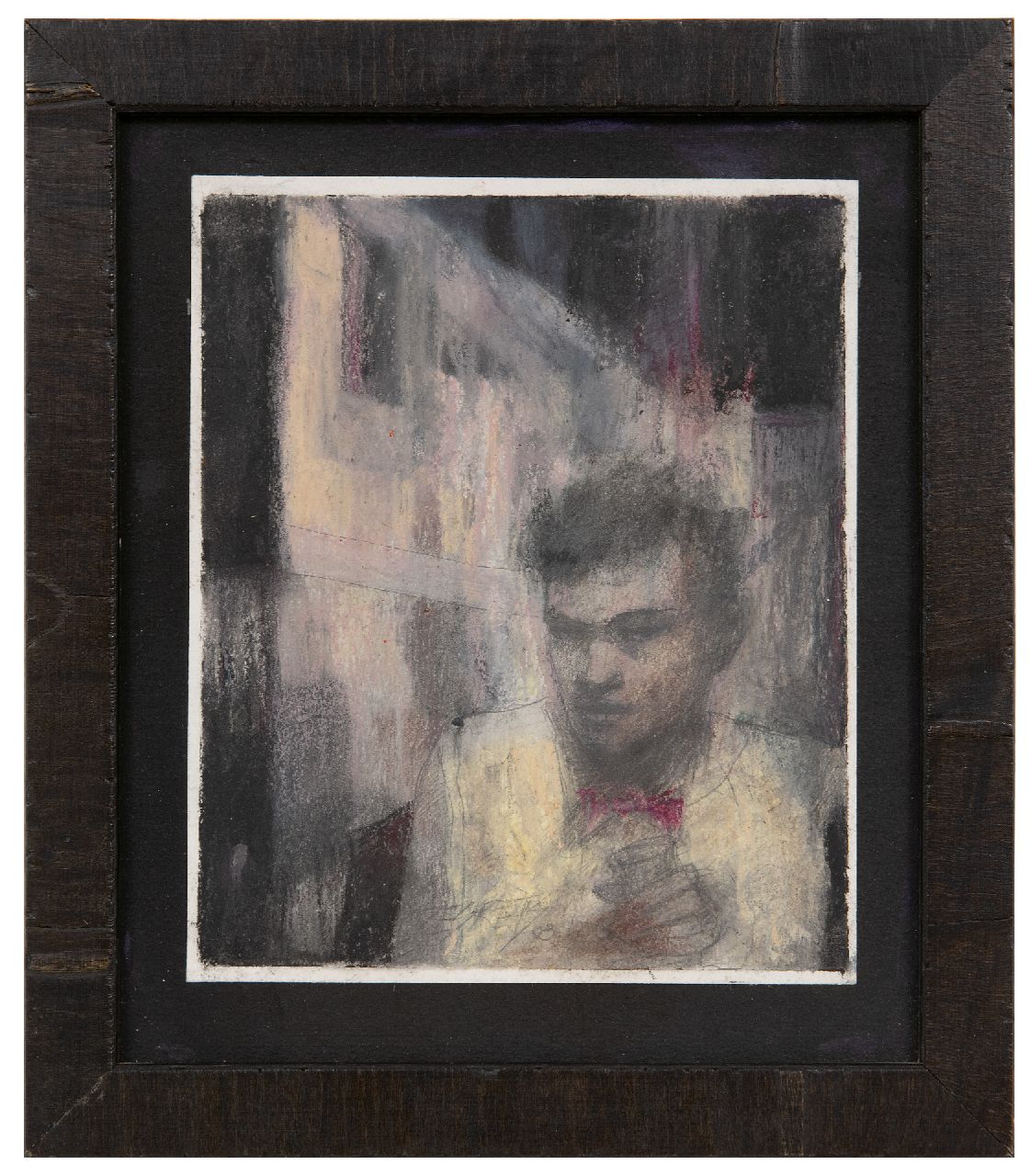 Desrets L.  | Liliana Desrets | Paintings offered for sale | Cuidate De Mi, wax oil crayon on paper 17.1 x 14.2 cm, signed l.c. and on label on the reverse and dated '09