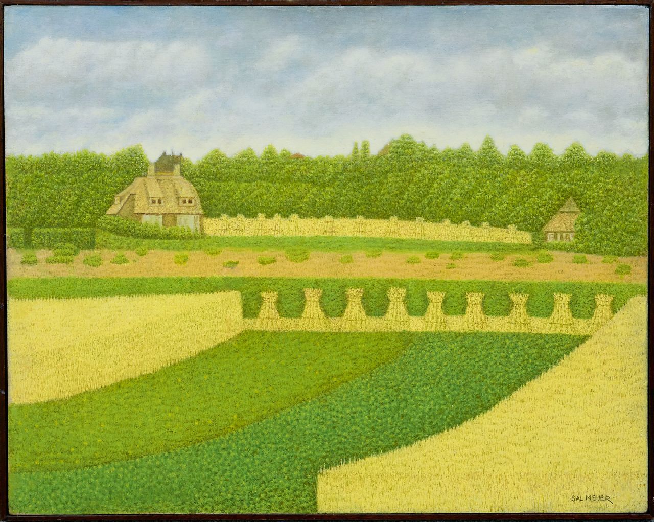 Meijer S.  | Salomon 'Sal' Meijer | Paintings offered for sale | Country house near Blaricum, oil on panel 40.0 x 49.9 cm, signed l.r.