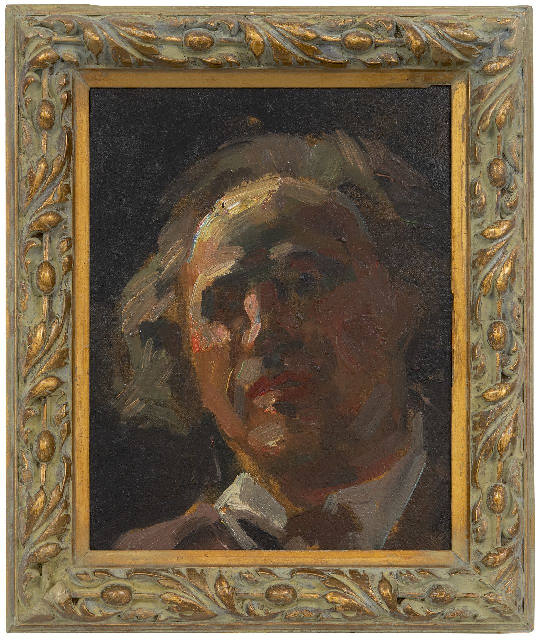 Wit G. de | Gerard de Wit, Portrait of a man, oil on canvas laid down on panel 23.5 x 18.2 cm