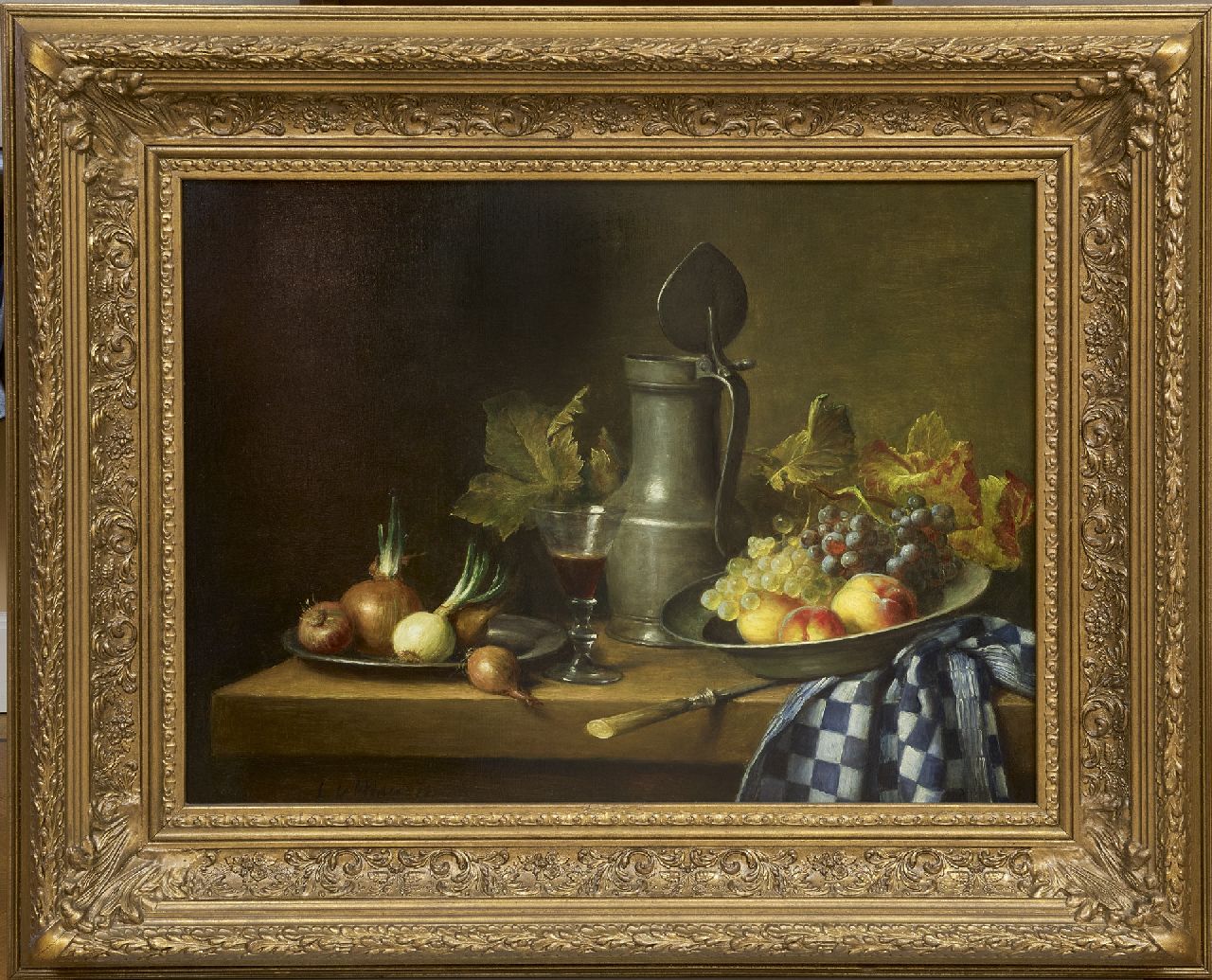 Mair C. le | Cornelis le Mair | Paintings offered for sale | Still life with guild cup, oil on panel 60.0 x 80.0 cm, signed l.l.