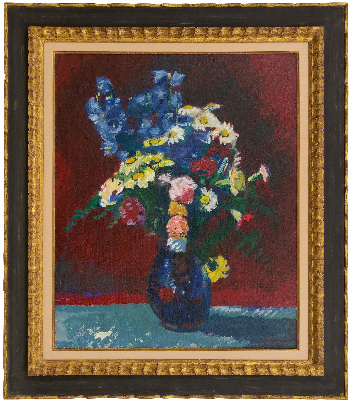 Wiegers J.  | Jan Wiegers | Paintings offered for sale | A summer bouquet, oil on canvas 73.7 x 60.3 cm, signed l.r. and dated '41