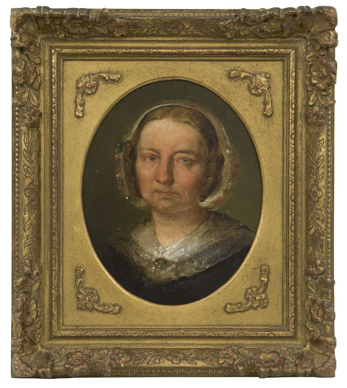 Maris J.H.  | Jacobus Hendricus 'Jacob' Maris, A portrait of the painter's mother, oil on panel 21.4 x 17.1 cm