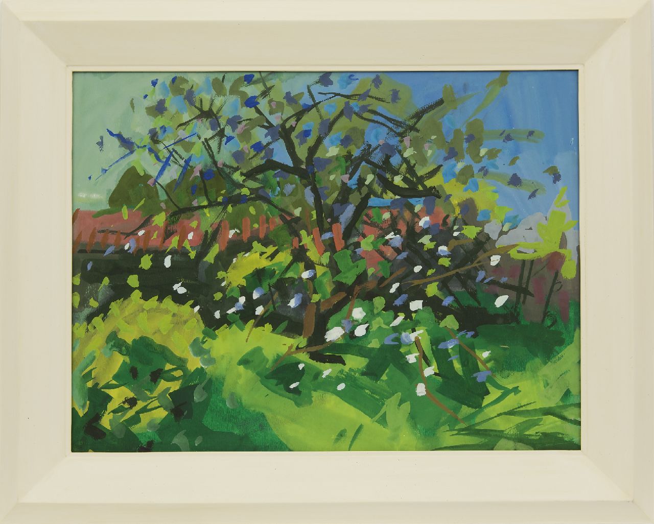 Zee J. van der | Jan van der Zee, Tree in bloom, gouache on paper 52.0 x 71.3 cm Zee J. van der | Jan van der Zee, Tree in bloom, gouache on paper 52.0 x 71.3 cm