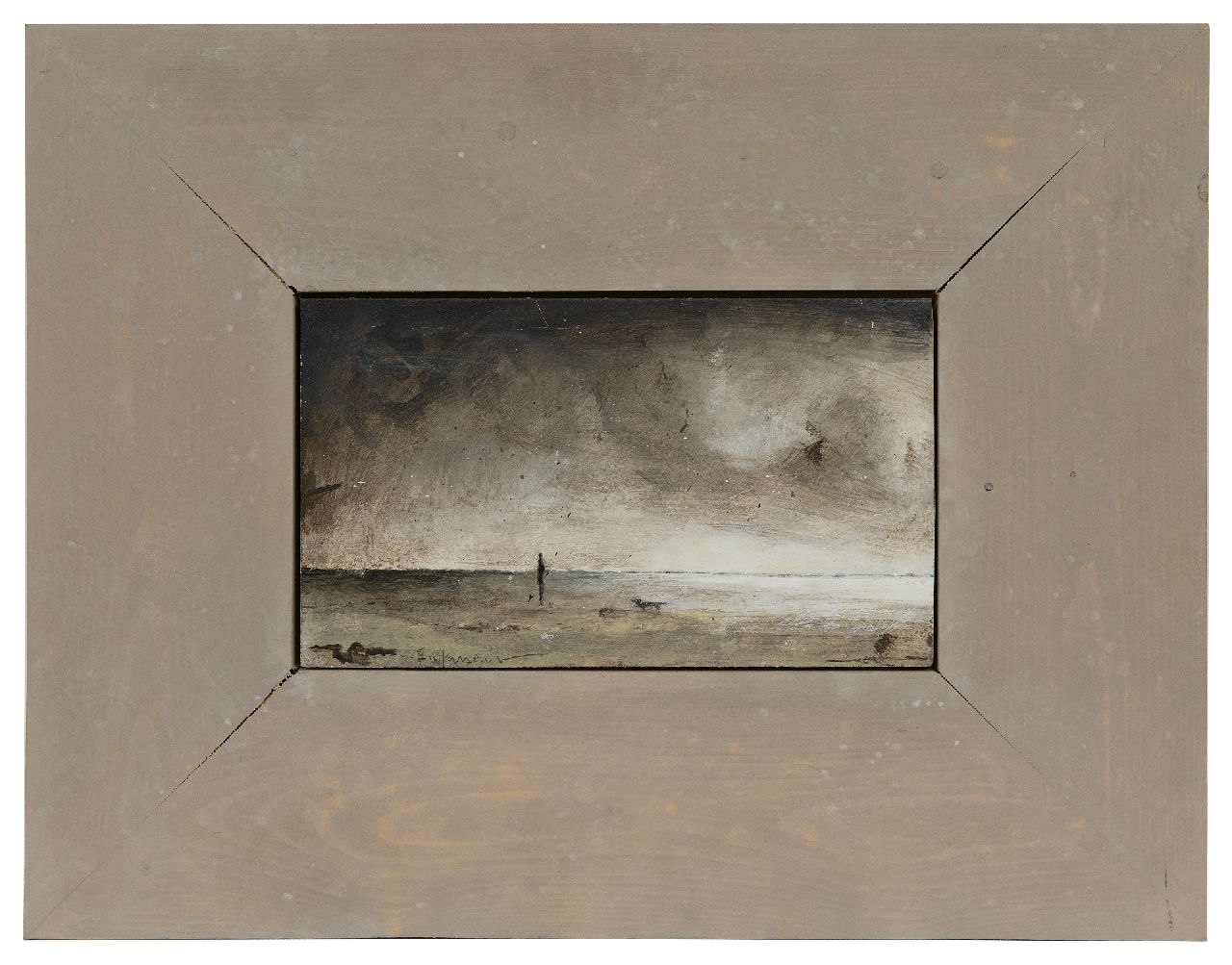 Hemert E. van | Evert van Hemert, Terschelling, acrylic on board 16.0 x 27.8 cm, signed l.l. and dated 2015 on the reverse