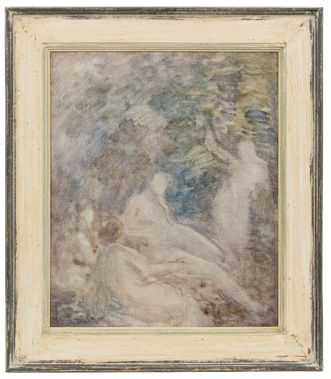 Fantin-Latour I.H.J.T.  | Ignace 'Henri' Jean Théodore Fantin-Latour | Paintings offered for sale | Trois baigneuses, oil on canvas 65.1 x 54.0 cm, dated 25 Août 1904