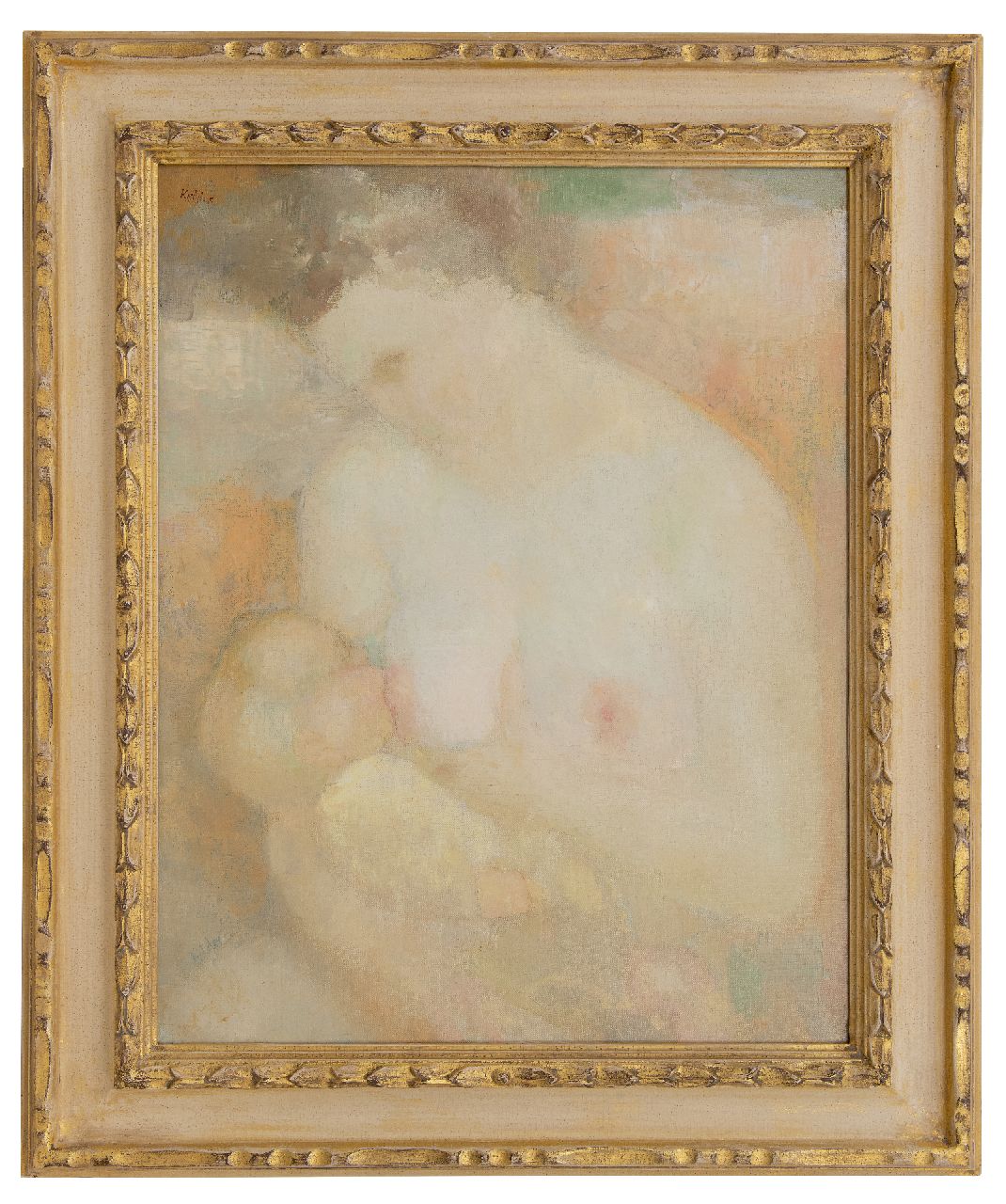 Kelder A.B.  | Antonius Bernardus 'Toon' Kelder | Paintings offered for sale | Mother, feeding her baby, oil on canvas 68.5 x 54.2 cm, signed u.l.