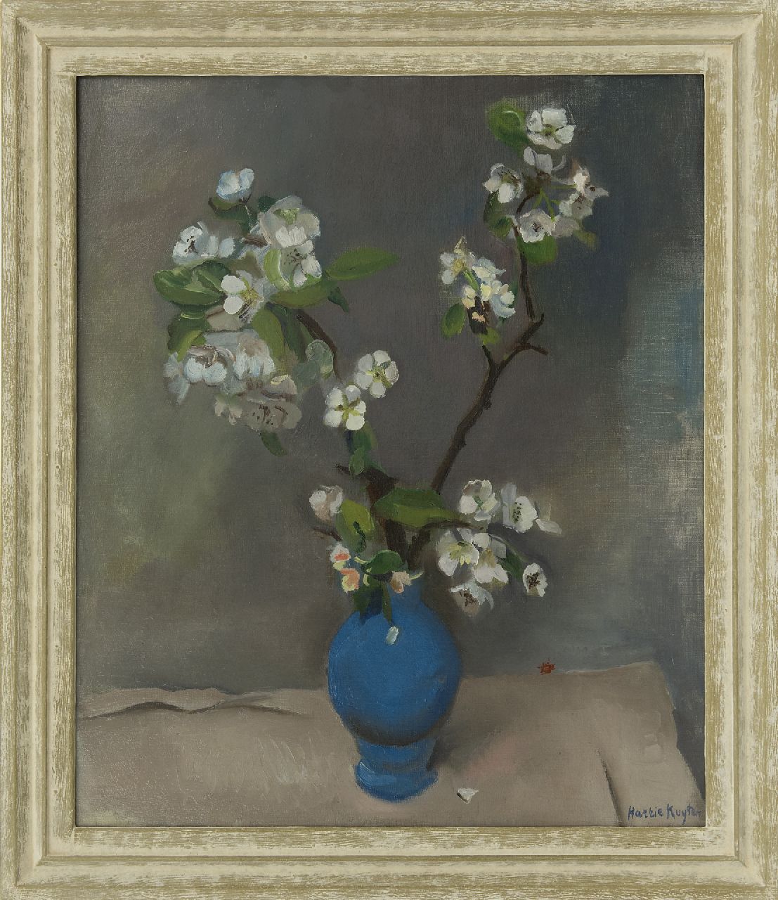 Kuijten H.J.  | Henricus Johannes 'Harrie' Kuijten, Blossoming branches, oil on canvas 60.3 x 50.2 cm, signed l.r.