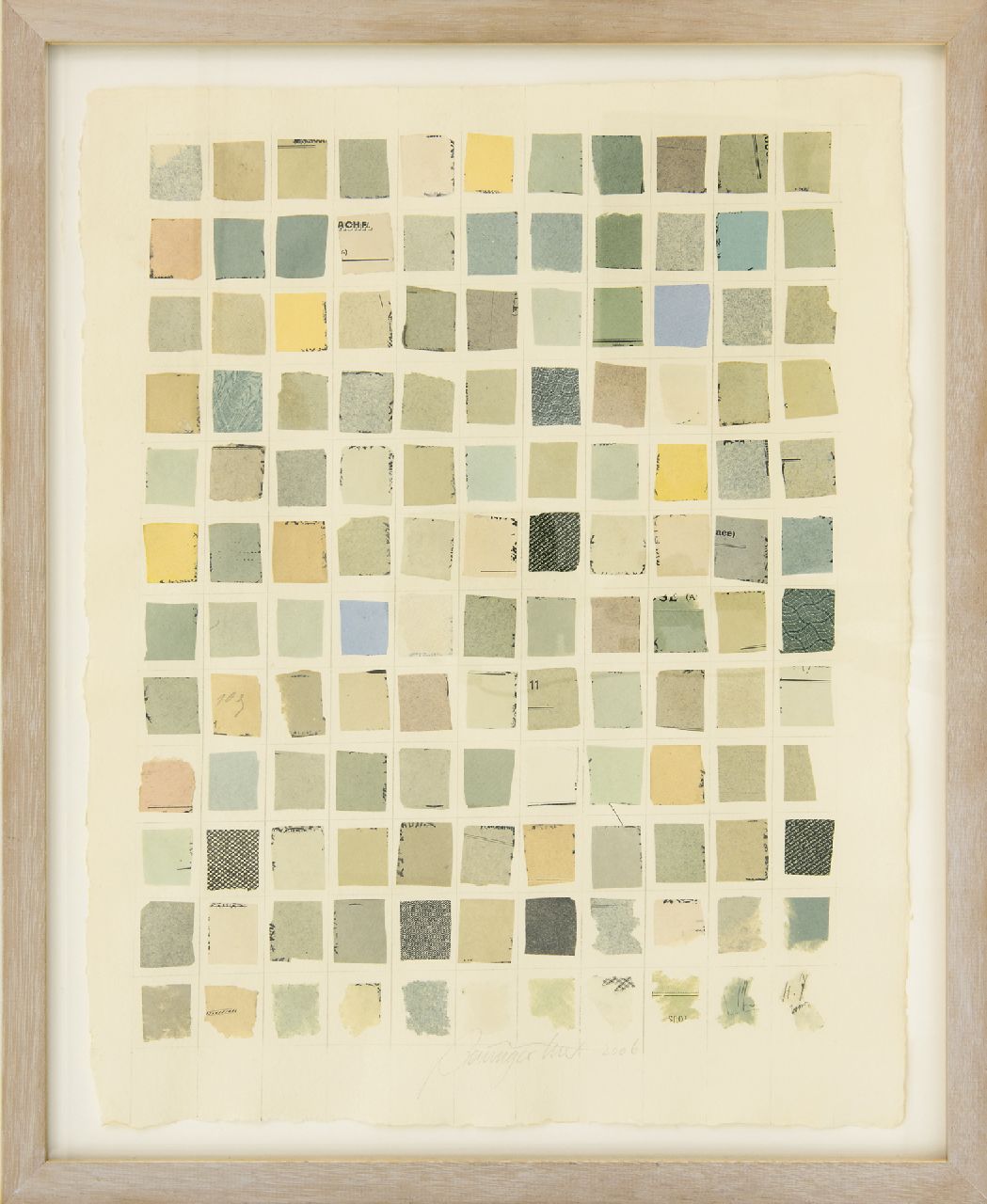 Baumgärtner K.  | Klaus Baumgärtner | Watercolours and drawings offered for sale | Untitled, collage on paper 47.7 x 37.0 cm, signed l.c. and dated 2006