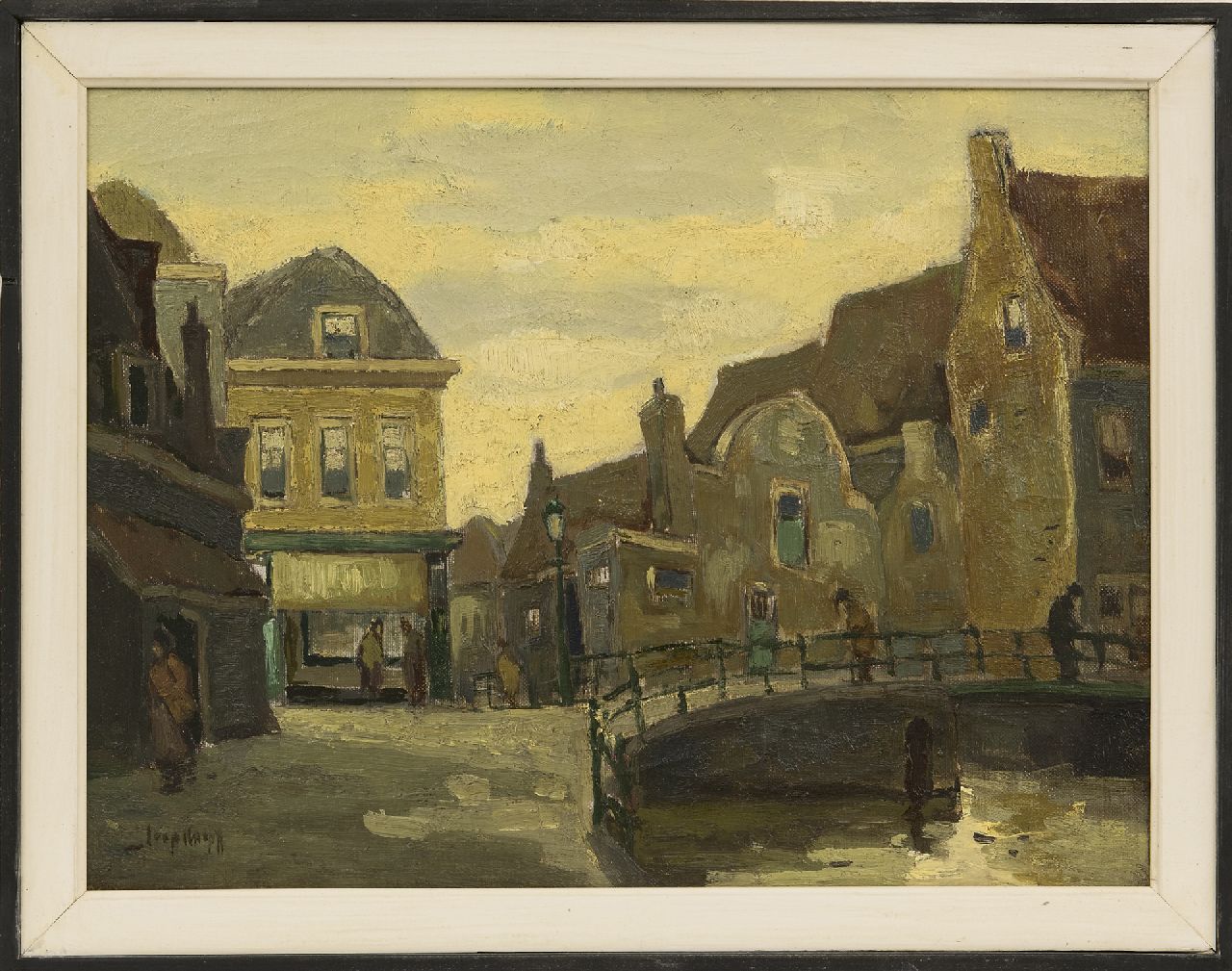 Kropff J.  | Johan 'Joop' Kropff | Paintings offered for sale | A Dutch town, oil on canvas 30.4 x 40.5 cm, signed l.l.