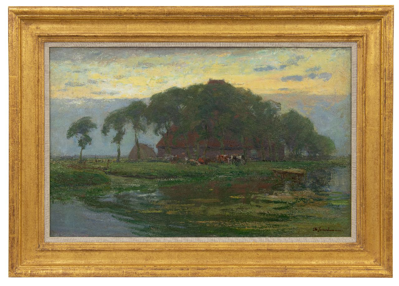 Schulman D.  | David Schulman | Paintings offered for sale | After the rain, oil on canvas 47.3 x 75.0 cm, signed l.r. and dated 1924 on the stretcher