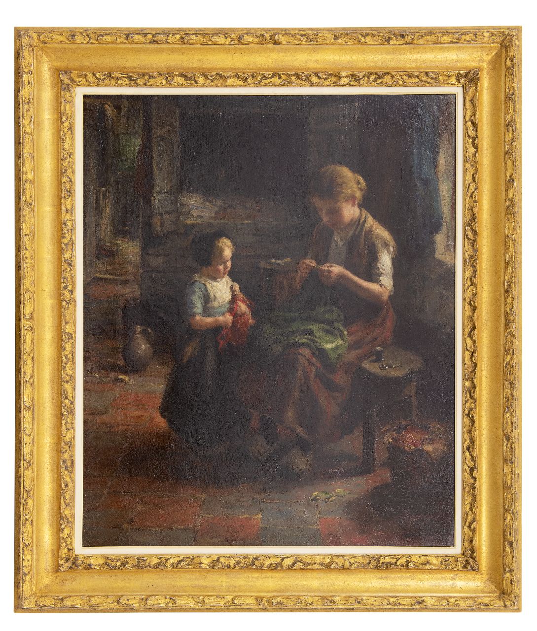Pieters E.  | Evert Pieters, Catch them young, oil on canvas 75.5 x 62.2 cm, signed l.r.