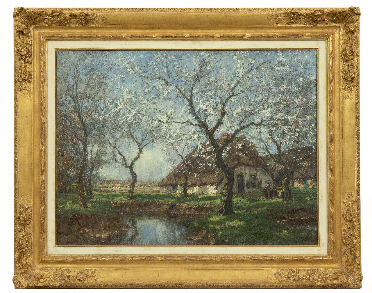 Gorter A.M.  | 'Arnold' Marc Gorter, Spring blossoms, oil on canvas 57.2 x 76.2 cm, signed l.r.
