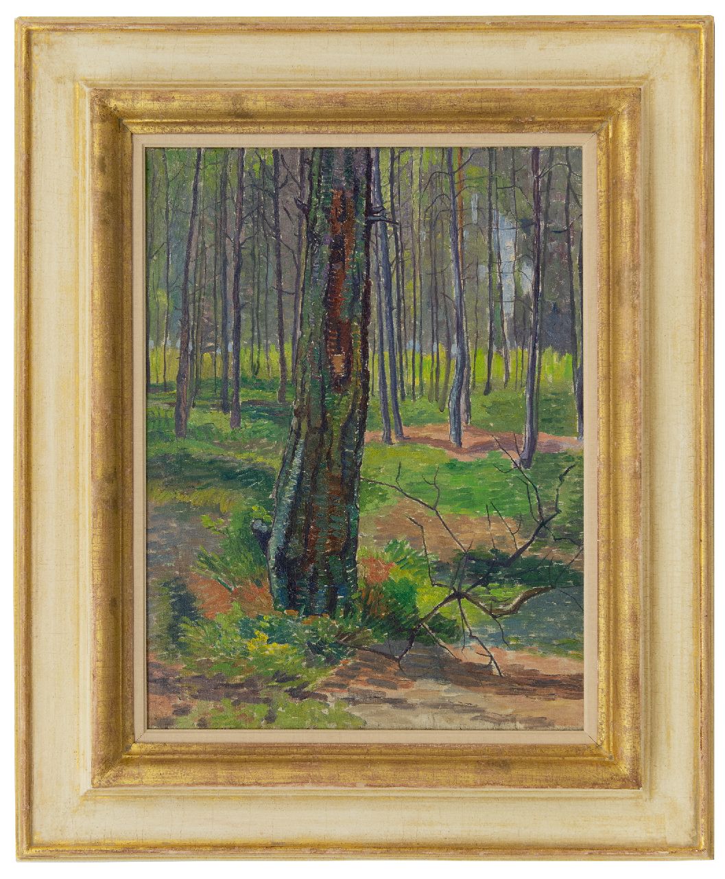 Pijpers E.E.  | 'Edith' Elizabeth Pijpers | Paintings offered for sale | Forest, oil on canvas 48.4 x 37.7 cm