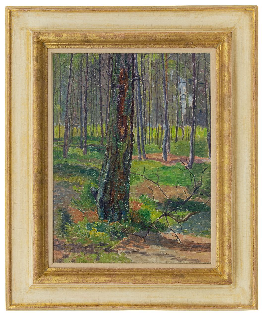 Pijpers E.E.  | 'Edith' Elizabeth Pijpers, Forest, oil on canvas 48.4 x 37.7 cm