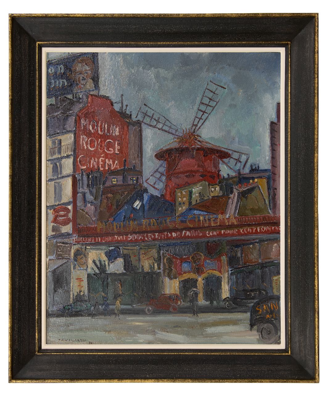 Filarski D.H.W.  | 'Dirk' Herman Willem Filarski | Paintings offered for sale | Moulin Rouge, oil on canvas 81.5 x 65.5 cm, signed l.l. and dated '30
