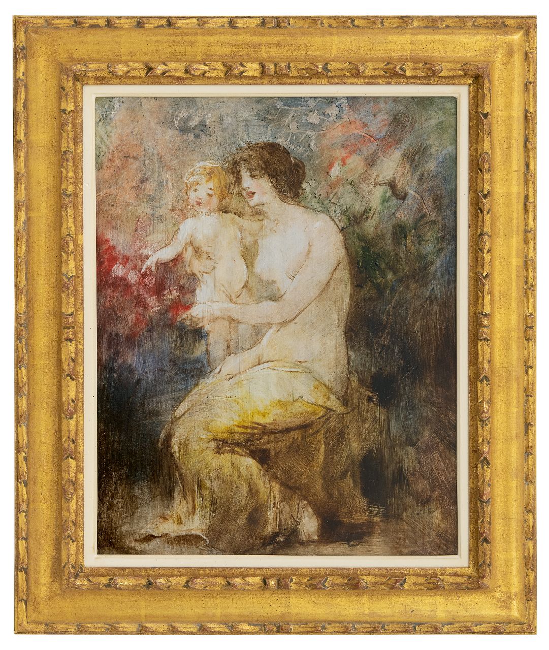 Smith H.  | Hobbe Smith | Paintings offered for sale | Mother and child, oil on panel 46.3 x 36.6 cm