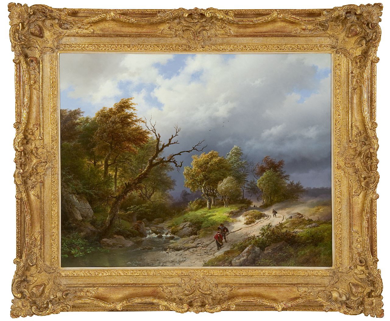 Koekkoek B.C.  | Barend Cornelis Koekkoek | Paintings offered for sale | Upcoming storm, oil on panel 65.5 x 83.7 cm, signed l.r. and dated 1843