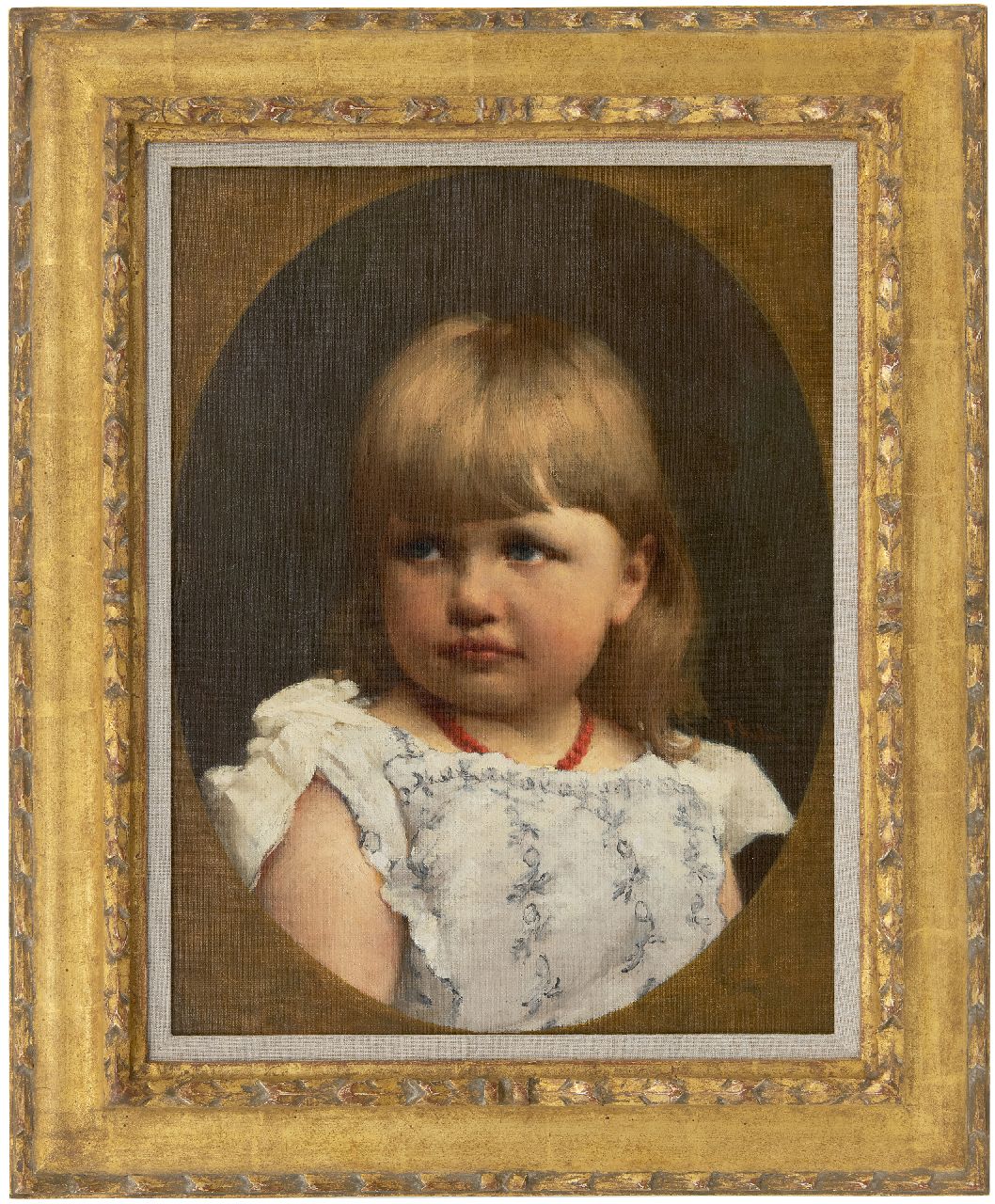 Tholen W.B.  | Willem Bastiaan Tholen | Paintings offered for sale | Portrait of a child, oil on canvas 44.3 x 34.2 cm, signed c.r.