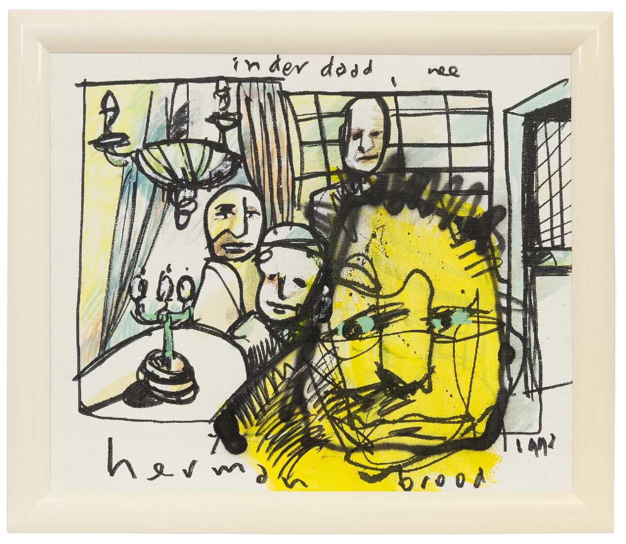 Herman Brood | Paintings for Sale | Inderdaad, nee (Indeed ...