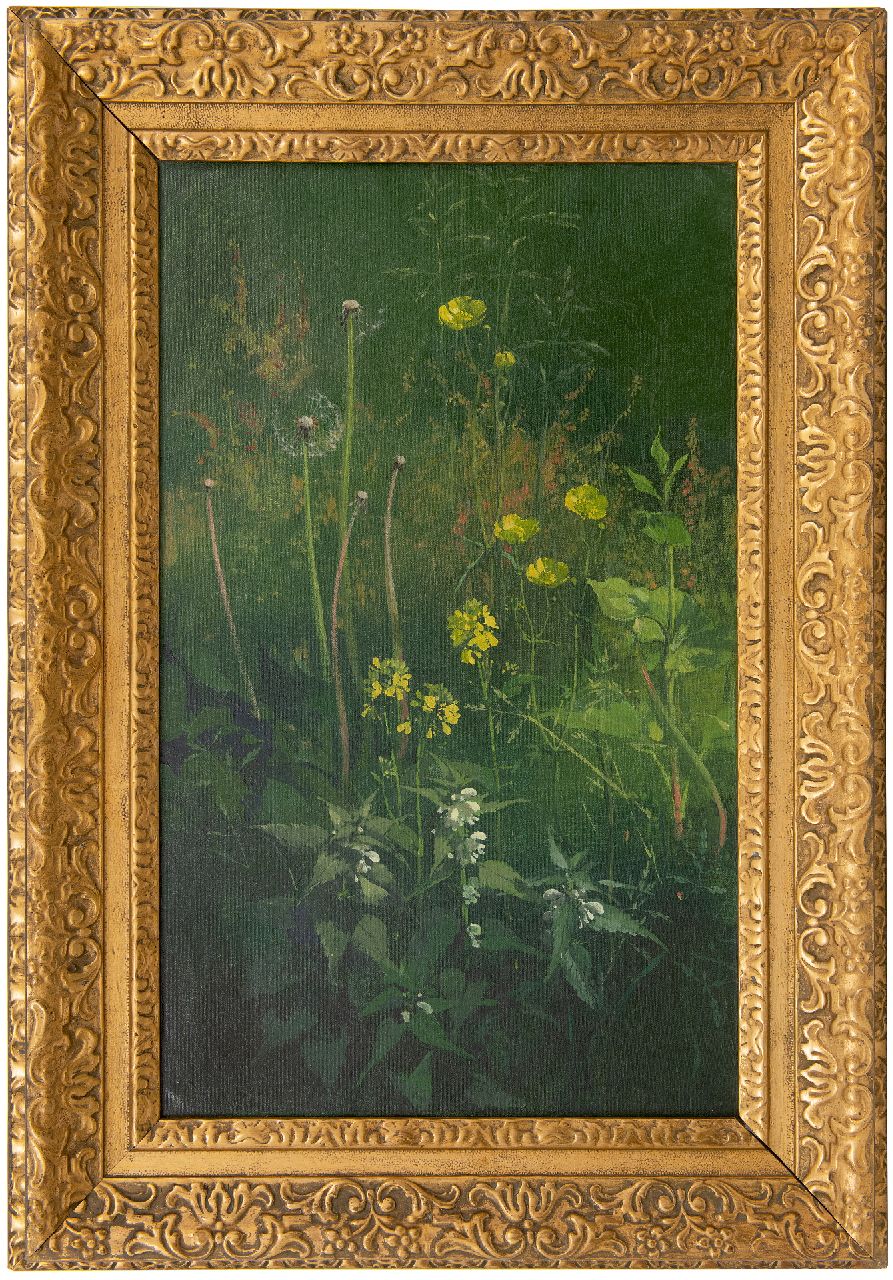 Voerman jr. J.  | Jan Voerman jr. | Paintings offered for sale | Wild flowers, oil on canvas 62.8 x 38.6 cm, signed l.r. with monogram