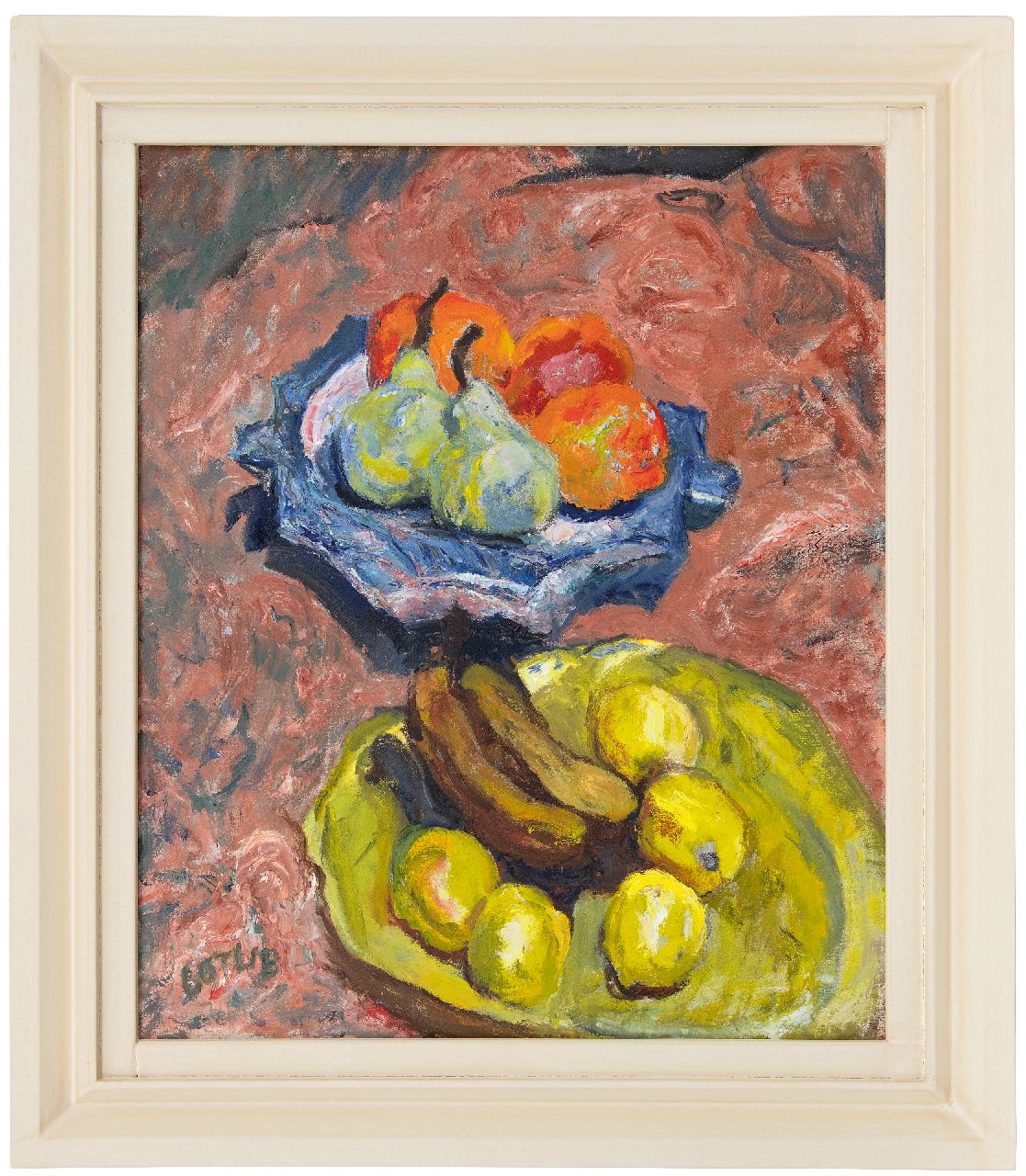 Gotlib H.  | Henryk Gotlib | Paintings offered for sale | Fruit in two bowls, oil on canvas 76.3 x 63.7 cm, signed l.l. and painted ca. 1962