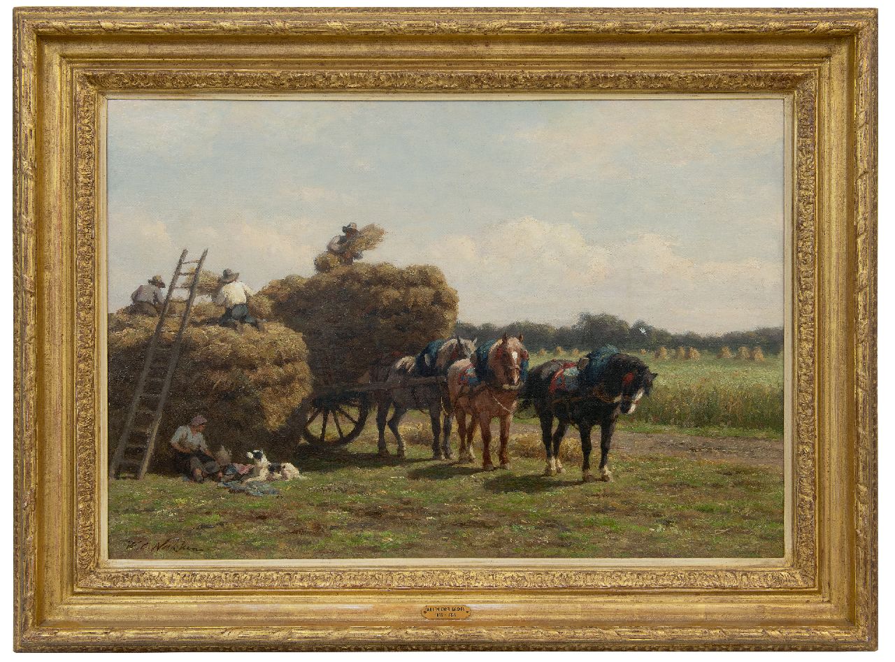 Nakken W.K.  | Willem Karel 'W.C.' Nakken | Paintings offered for sale | Haytime, oil on canvas 52.1 x 76.6 cm, signed l.l.