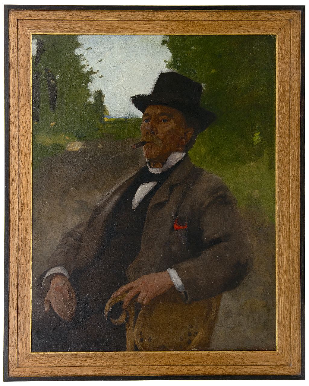 Witsen W.A.  | 'Willem' Arnold Witsen | Paintings offered for sale | Portrait of Jonas Witsen, the painter's father, oil on canvas 100.2 x 78.6 cm, painted ca. 1890