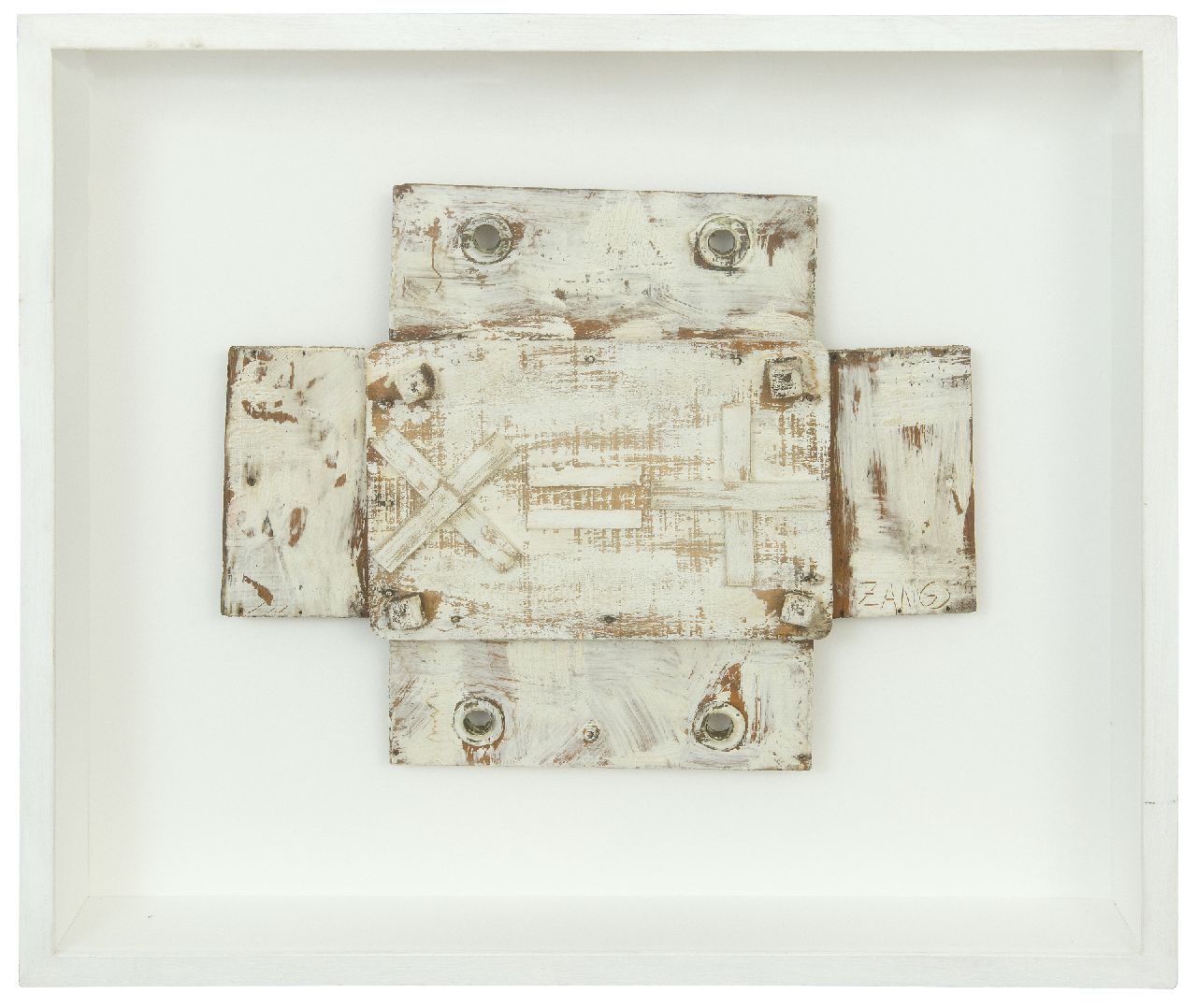 Zangs H.  | Herbert Zangs |  offered for sale | Without title, mixed techniques 32.0 x 41.0 cm, signed l.r.