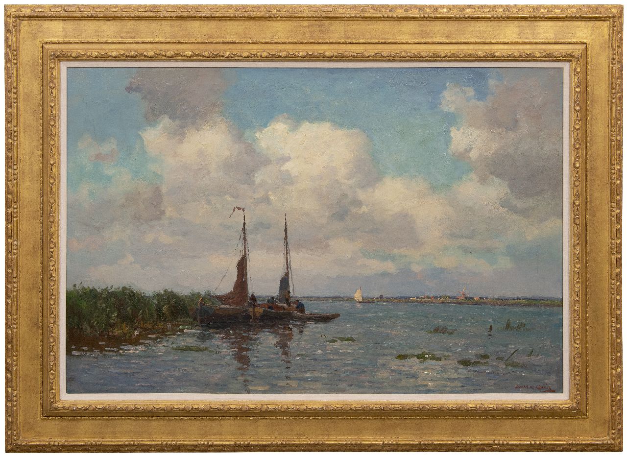 Beek B.A. van | Bernardus Antonie van Beek | Paintings offered for sale | Kortenhoef lakes, oil on canvas 70.5 x 105.3 cm, signed l.r.